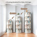 5 Tier Rotating Bookshelf, Spinning Design Home Essentials
