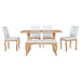 Dining Set With Bench, 6 Piece Hearth and Haven