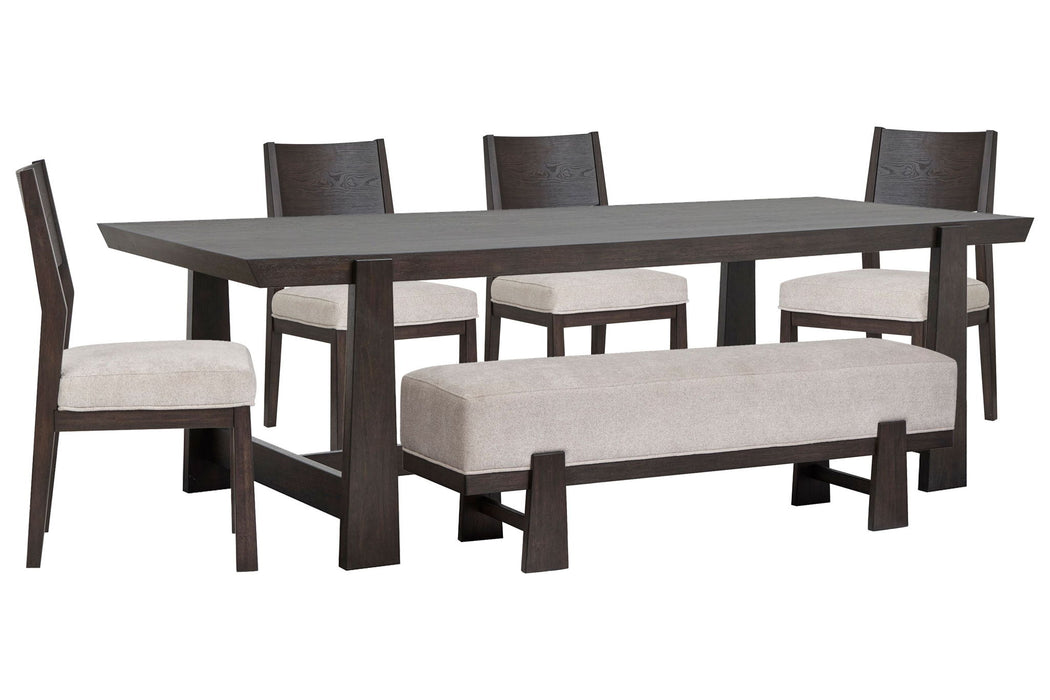Tauren - Trestle Dining Table Set Magnussen Furniture