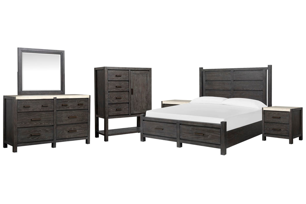 Plum Creek - Panel Storage Bedroom Set Magnussen Furniture
