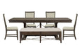 Westley Falls - Extendable Trestle Dining Table Set Magnussen Furniture