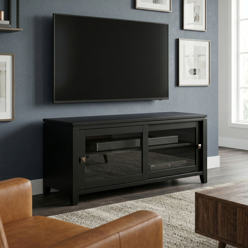 Cosmopolitan - Handcrafted TV Media Stand Simpli-Home