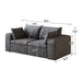 Cloud Sofa, Deep Seat Couches, Removable Cushion For Living Room - Dark Gray Home Essentials