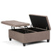 Harrison - Upholstered Coffee Table Storage Ottoman Simpli-Home