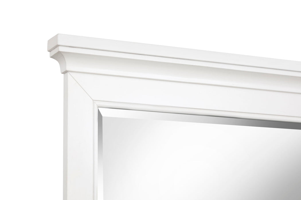 Juniper Hill - Landscape Mirror - Whisper White Magnussen Furniture