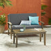 4 Person Outdoor Seating Group With Water Resistant Cushions Noble House