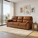 3 Seater Sofa With Padded Armrests And Triangular Leg Home Essentials
