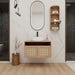 Bathroom Vanity With Art Sink And Storage Rack, Float Mounting Design Home Essentials