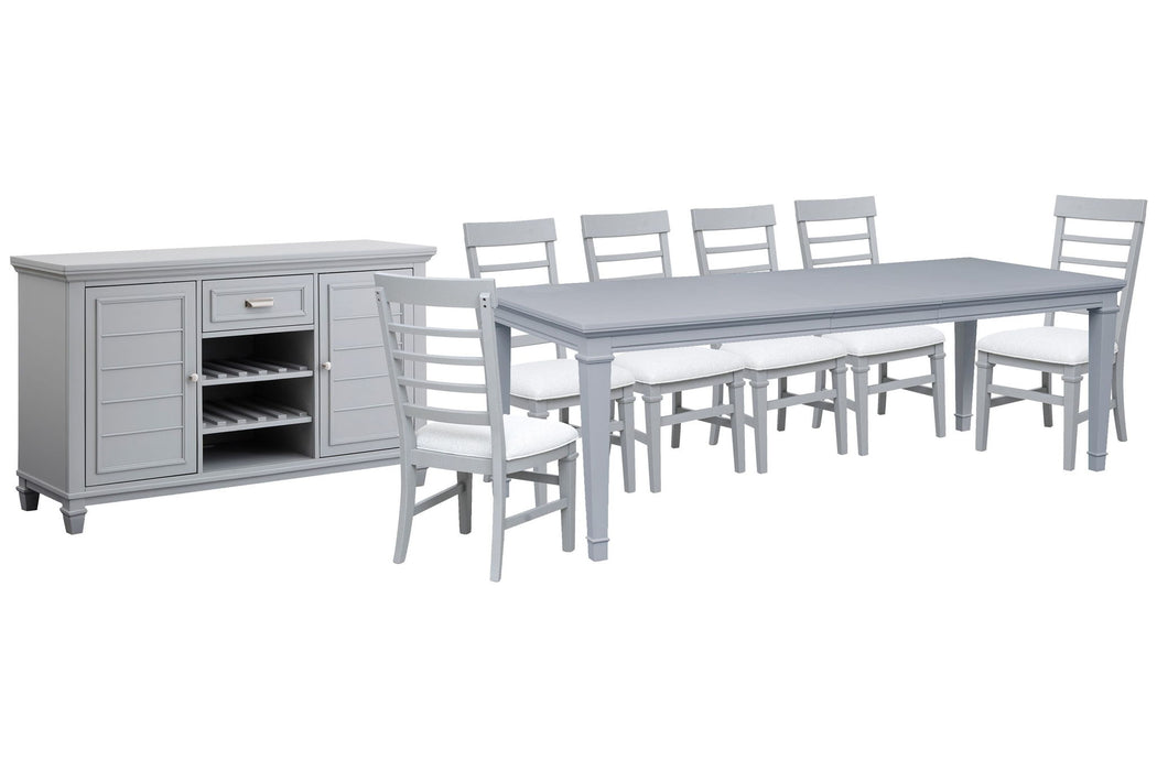 Charleston - Extendable Rectangular Dining Table Set Magnussen Furniture