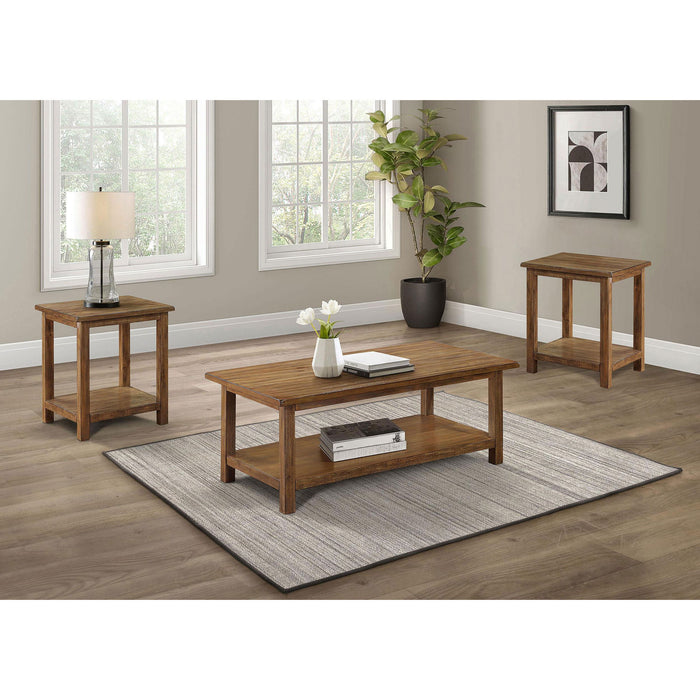 Castleton - Coffee And End Table Set With Storage Furniture Max