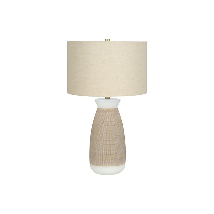 Lighting, Table Lamp, Ceramic, Resin, Contemporary - Cream 8th Street