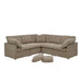 Modular Cloud Sofa With Freely Configurable Corner, L - Shaped Living Room Sofa - Camel Home Essentials