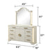 Jasmine - 8 Drawer Dresser With Side LED Lightning - Beige Matrix Furniture Group