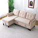 L-Shaped Reversible Chaise Sectional Sofa With Storage Home Essentials