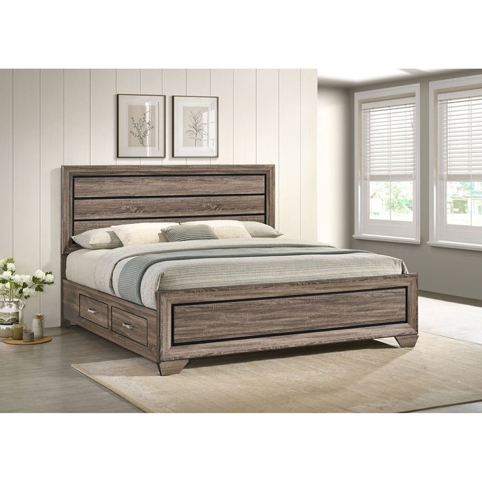 Oatfield - Panel Bed Furniture Max
