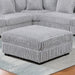 Ottoman - Gray / Mink Home Essentials