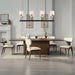 Koen - Side Chair (Set of 2) - Beige / Brown Oak ACME