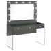 Katelyne - 3 Drawer Vanity Set With Mirror - Gray Furniture Max