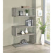 Elias - 4 Shelf Bookshelf With Zigzag Design Furniture Max