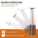 Patio Heater With Detachable Wheels, Protective Cover Home Essentials