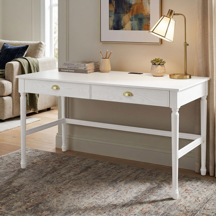 Modern Writing Desk With Drawers For Home Office Noble House