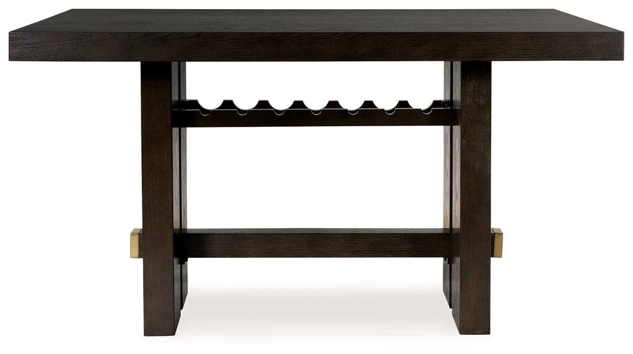 Burkhaus - Rectangular Counter Table Set Signature Design by Ashley®