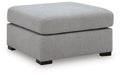 Lakepoint - Oversized Accent Ottoman - Nickel Benchcraft®