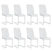 Modern Dining Chairs With Padded Seat, Metal Legs Home Essentials