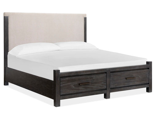 Plum Creek - Upholstered Panel Storage Bed Magnussen Furniture