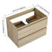 Wall Mounted Bathroom Vanity Cabinet, Soft Close Drawers (Vanity Only) Home Essentials