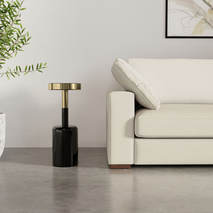 Frannie - Side Table - Gold / Black Simpli-Home