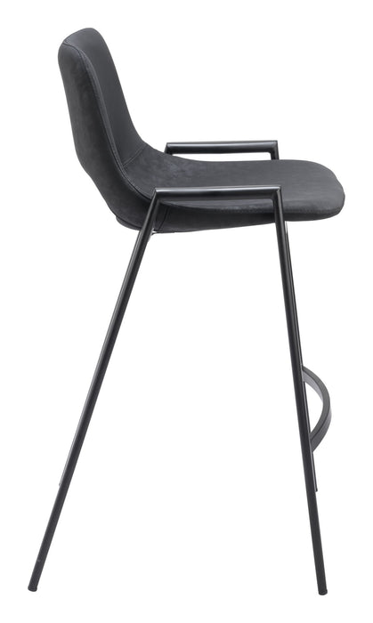 Desi - Counter Chair With Black Legs (Set of 2) Zuo Modern