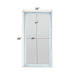 Noralie - Floor Mirror - Faux Diamonds & Mirrored ACME