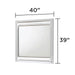 Glam - Mirror & LED Lighting (Includes Mirror Only) - White Matrix Furniture Group