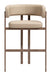 Ruge - Barstool (Set of 2) - Beige Zuo Modern