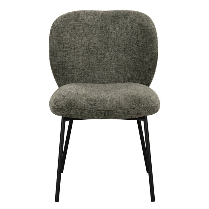 Cassian - Side Chair (Set of 2) - Green Linen ACME