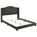 Maassluis - Bed With Button Tufted Headboard Furniture Max