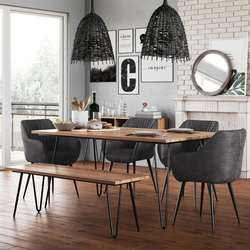 Hunter - Square Tabletop Dining Table Simpli-Home