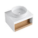 Floating Bathroom Vanity With Glossy Round Vessel Sink Home Essentials