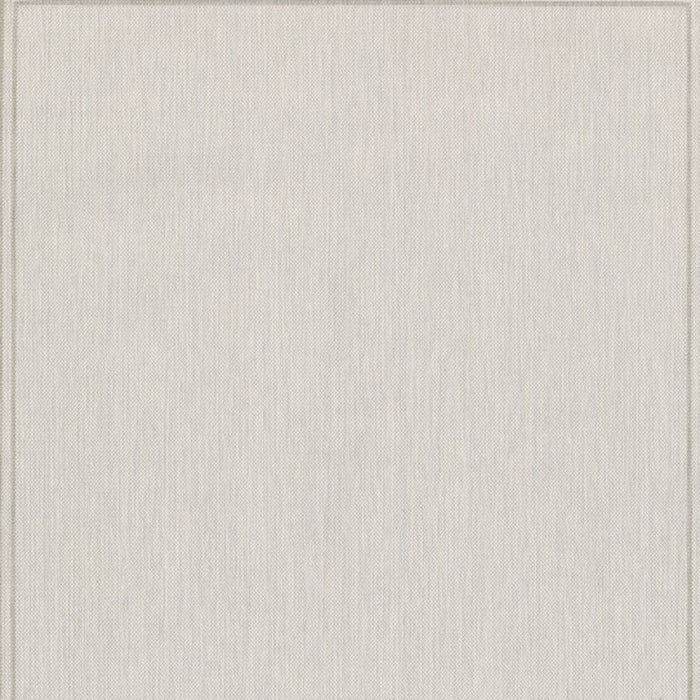 7' X 9' Outdoor / Indoor Area Rug - Gray / Ivory