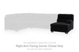 SimpleJoy - RAF Corner Chaise - Onyx Signature Design by Ashley®