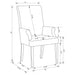 Draper - Upholstered Arm Chair - Beige Furniture Max