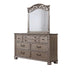 Dresser And Mirror - Antique Silver Home Essentials