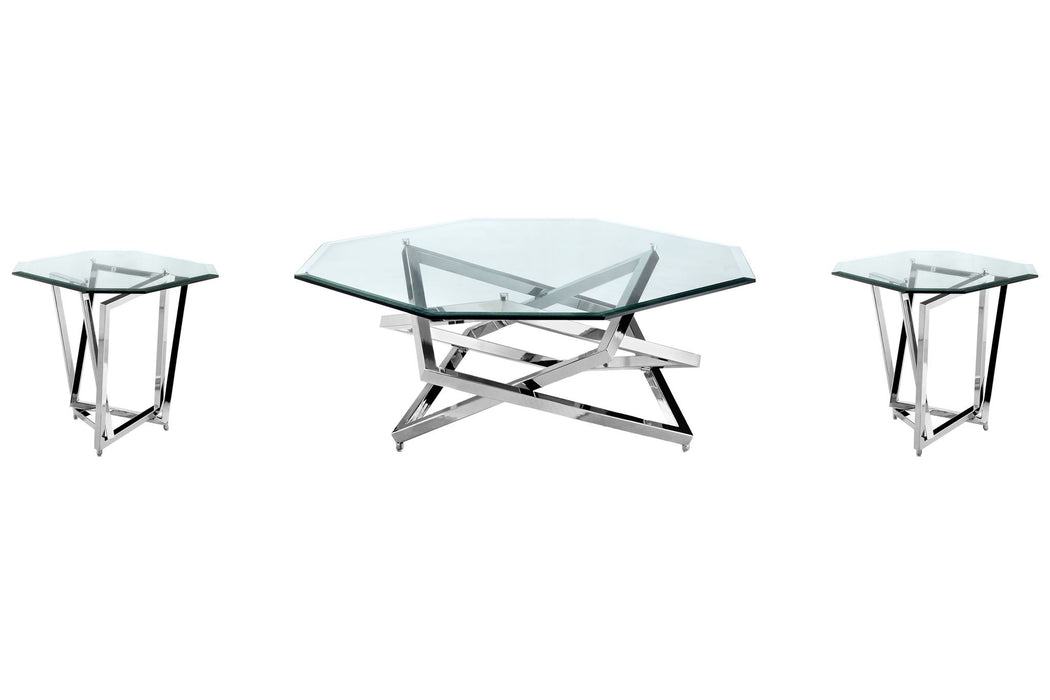 Lenox Square - Octagonal Cocktail Table Set Magnussen Furniture