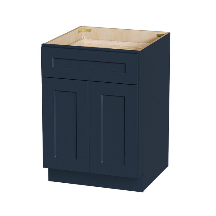 Shaker Base Cabinet With Soft-Close Drawer & Double Doors, Adjustable Shelf Home Essentials