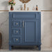 Bathroom Vanity With Sink, Compact Cabinet & 2 Drawers And Adjustable Shelf Hearth and Haven