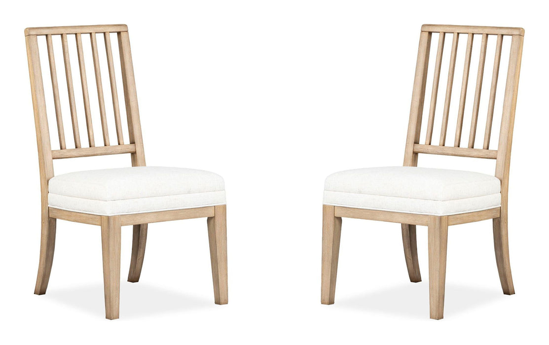 Coventry - Upholstered Side Chair With Solid Wood Back (Set of 2) - Honey Maple Magnussen Furniture