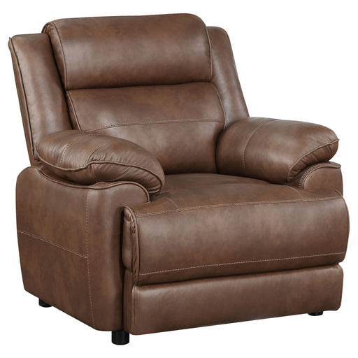 Worthington - Padded Arm Accent Chair - Dark Brown Furniture Max