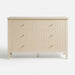 Modern 6 Drawer Fluted Dresser Home Essentials
