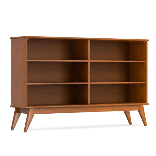 Draper - Handcrafted Low Bookcase Simpli-Home